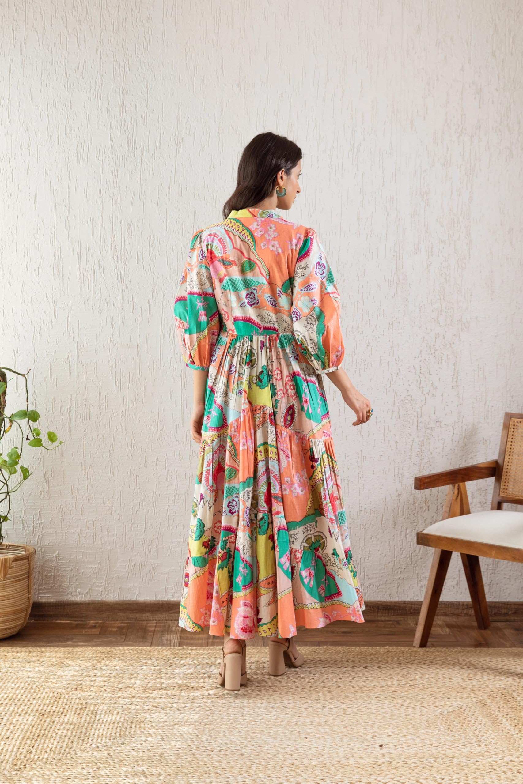 GRECIILOOKS Women Midi-Maxi Dresses | Short-Long Dress | Floral Print | Every Occation Dress for Women