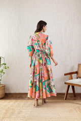 GRECIILOOKS Women Midi-Maxi Dresses | Short-Long Dress | Floral Print | Every Occation Dress for Women