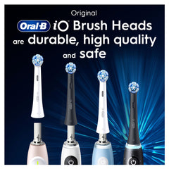 Oral-B iO Ultimate Clean Black Toothbrush Heads, Pack of 4 Counts
