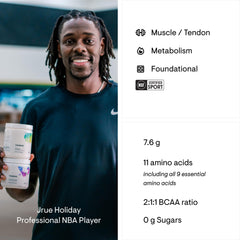 THORNE - Amino Complex - Clinically-Validated EAA and BCAA Powder for Pre or Post-Workout - Promotes Lean Muscle Mass & Energy Production - NSF Certified for Sport - 30 Servings - 228 grams