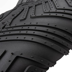 Alfombrilla de goma premium de 3 piezas de Amazon Basics para coches, SUV y camiones, protección contra todo tipo de clima, ajuste universal, color negro