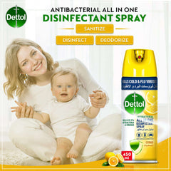 Dettol All in One Disinfectant Spray, Citrus Scent, 450ml