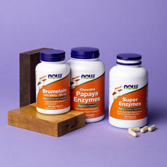 NOW Supplements, Super Enzymes, Formulated with Bromelain, Ox Bile, Pancreatin and Papain, Super Enzymes,180 Capsules