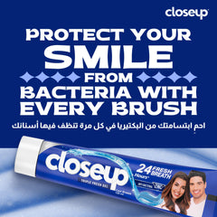 Closeup Triple Fresh Gel Toothpaste, Cool Breeze, for 24HR fresh breath, 120ml