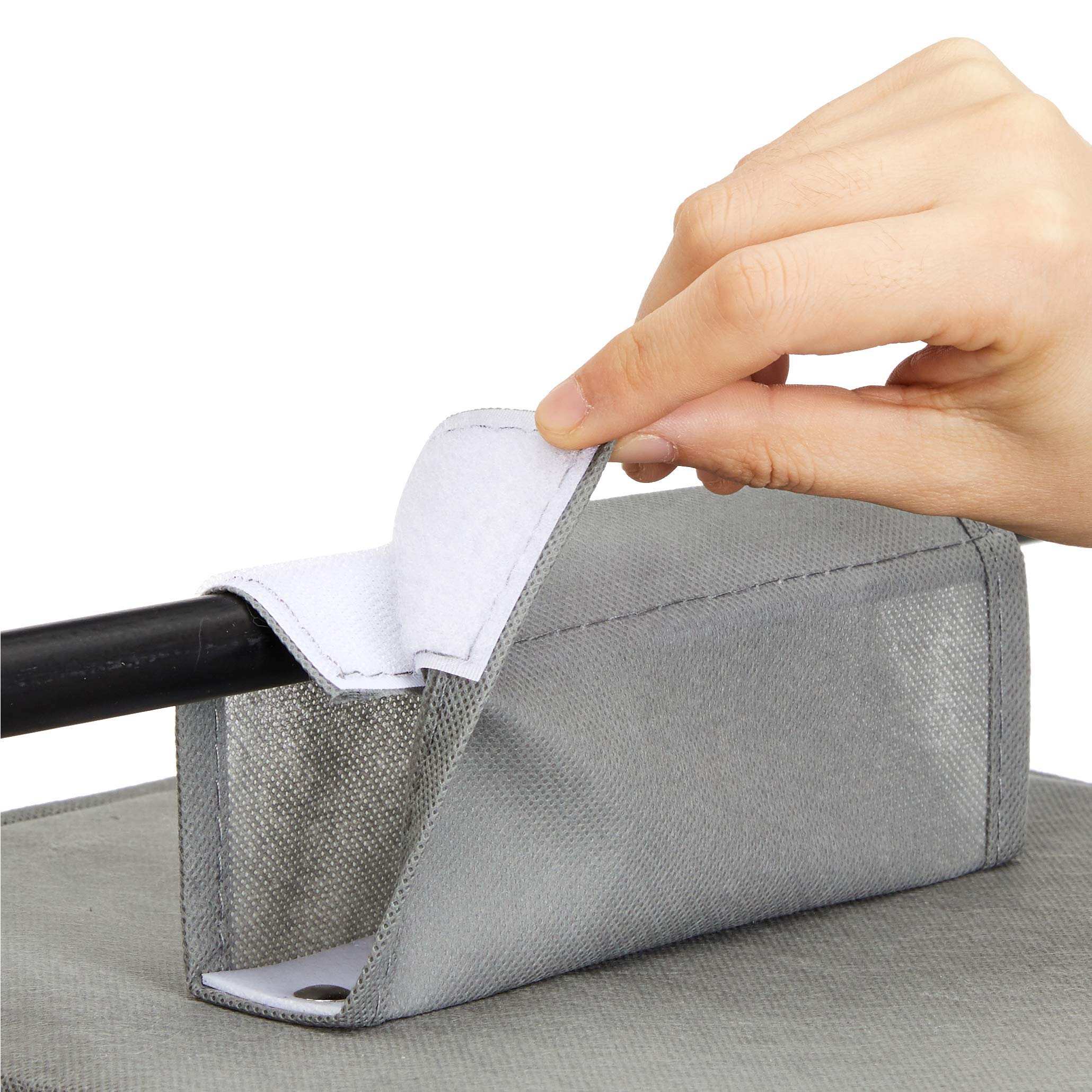 6 Tier Hanging Shelf Closet Storage Organizer, AQ-NON1016, 21.59 CM D x 29.21 CM W x 22.86 CM H