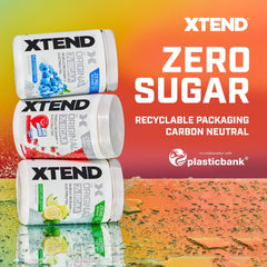XTEND Original BCAA Powder Blue Raspberry Ice, ZERO CALORIE, ZERO CARB, ZERO SUGAR, Post Workout Muscle Recovery Drink with Amino Acids, 7g BCAAs for Men & Women, 30 Servings