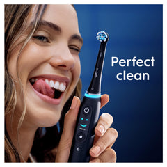 Oral-B iO Ultimate Clean Black Toothbrush Heads, Pack of 4 Counts
