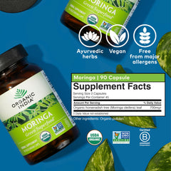 Organic India MORINGA 90 CAPS :50817