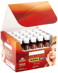 Sunshine Nutrition Platinum Collagen Derma Shot (20 Bottles X 25 Ml Each) | Premium Collagen Drink For Skin Care | Strawberry Flavor