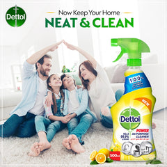 Limpiador multiusos Dettol en aerosol, aroma a limón + Limpiador de cocina Dettol en aerosol, aroma a naranja, 500 ml x 2
