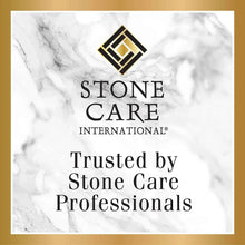 Stone Care International branding card with Stone Care logo and trusted text