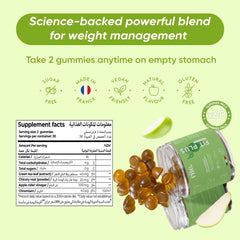 rite. FIT PLUS Sugar-free Vitamin Gummies | Apple cider Vinegar, Chromium, Green tea extract & chicory Prebiotics | For blood sugar, metabolism, weight | Apple & Pear flavour