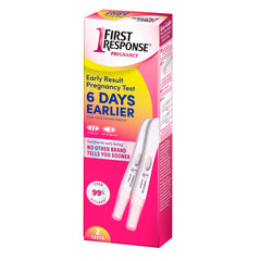 First Response Early Result Pregnancy Test, 2 tests Pack of 1 (package may vary)