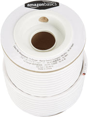 Cable de audio para altavoz AmazonBasics de calibre 14 (cobre 99,9 % libre de oxígeno), 30,5 m