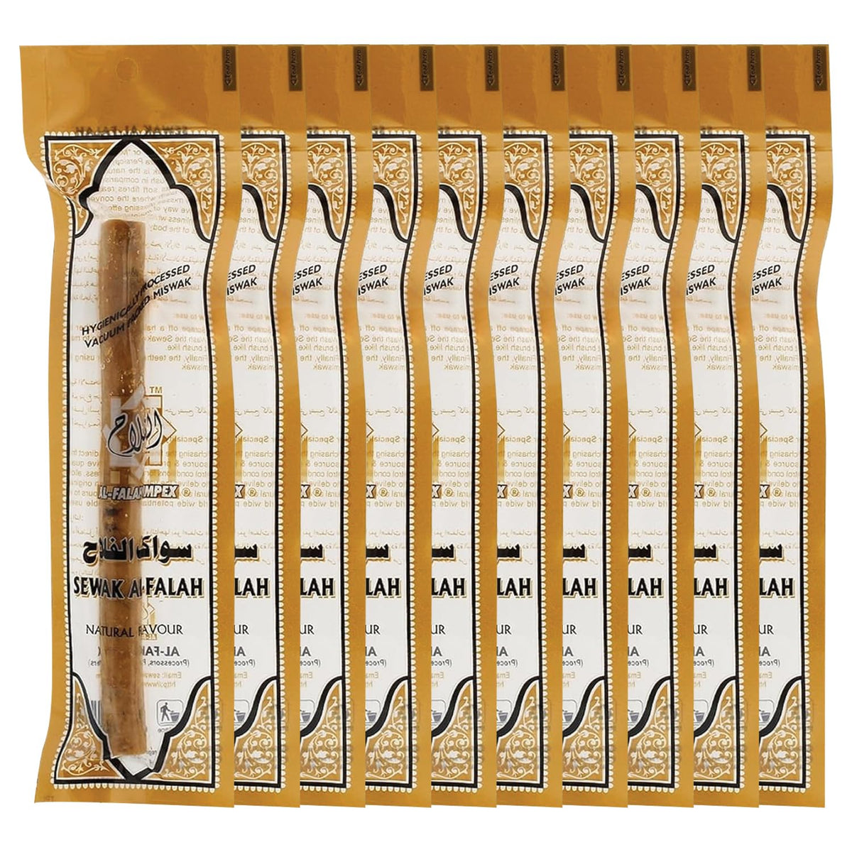 Sewak Al-Falah Al Falah Miswak Traditional Natural Manual Toothbrush (10 Pieces)
