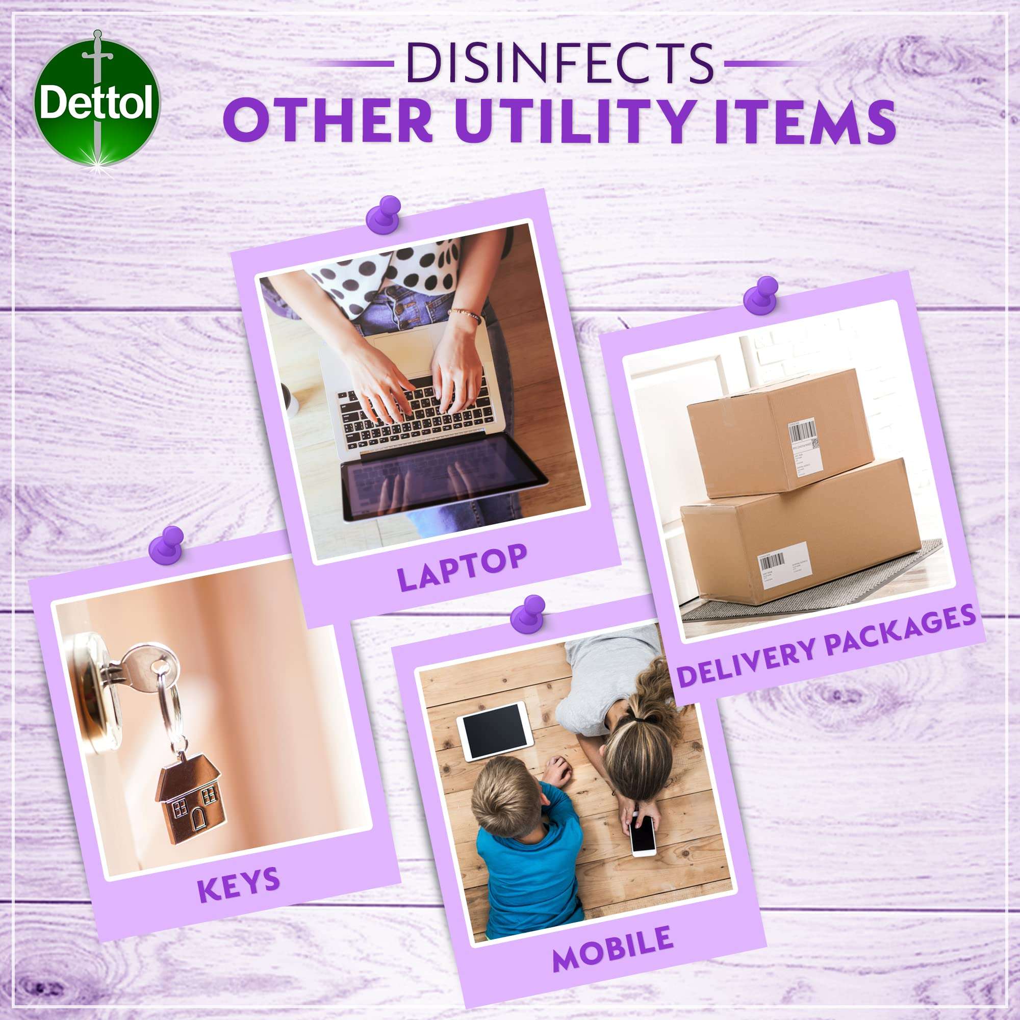 Dettol All in One Disinfectant Spray, Lavender Scent, 450ml