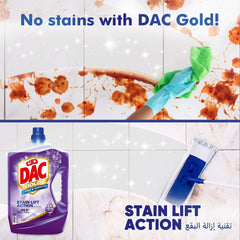 DAC Gold Disinfectant Multi-Purpose Cleaner, Lavender, 3 + 1 L