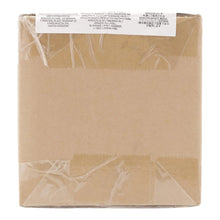 Cardboard shipping box for speaker wire cable, taped with label on top edge.