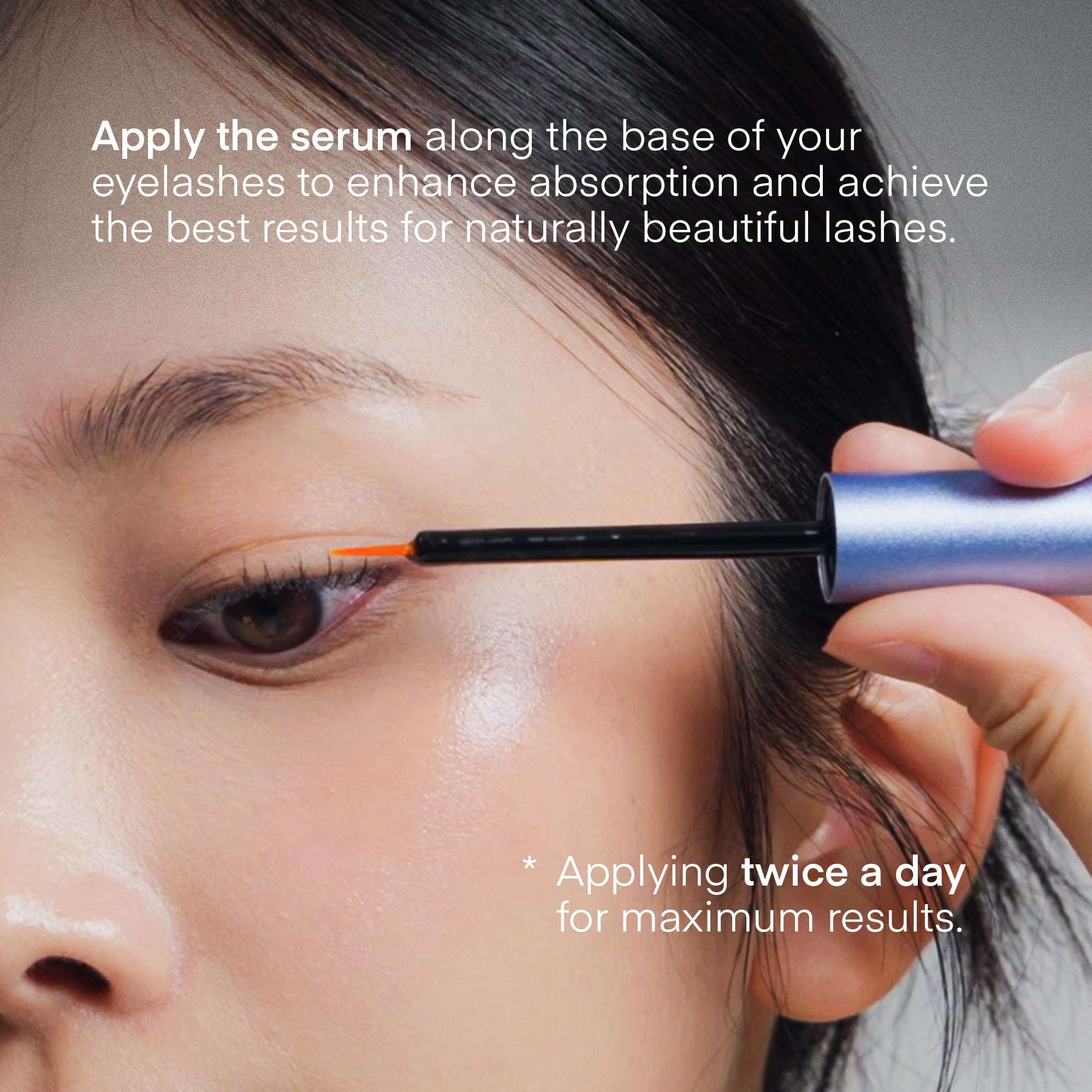 TEREZ & HONOR Natural Eyelash Growth Serum and Brow Enhancer to Grow Thicker, Longer Lashes for Long, Luscious Lashes and Eyebrows[3ml] 3ml