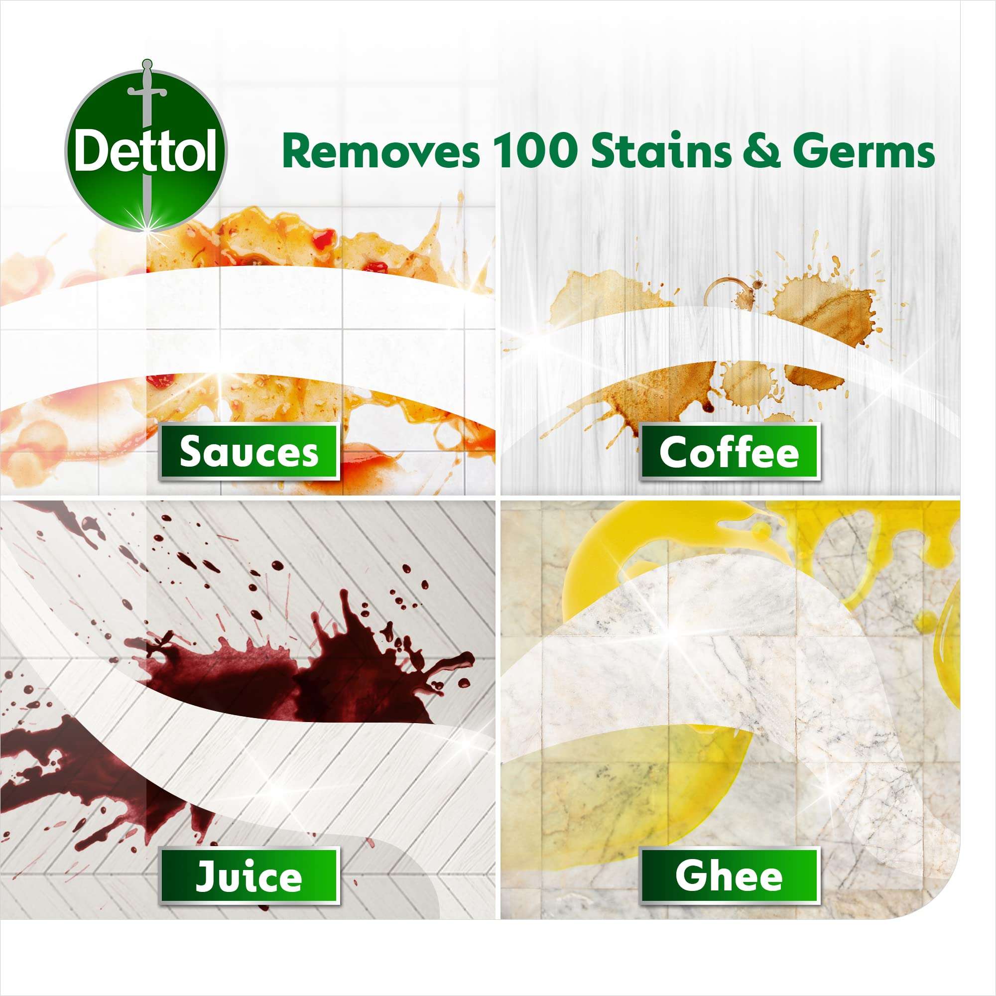 Dettol Pine Antibacterial Power Floor Cleaner 1.8L (DUAL PACK)