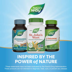 Nature's Way Premium St. John’s Wort Herb, Promotes Positive Outlook*, 700 mg per serving, 100 Vegan Capsules