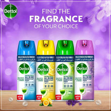 Dettol disinfectant spray bottles lineup, 450 ml variants