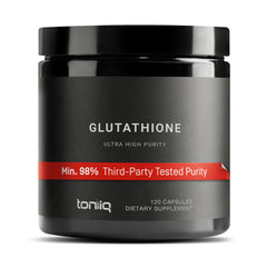 Toniiq Ultra High Strength Glutathione Capsules 1000mg with Concentrated Formula - 120 Pieces