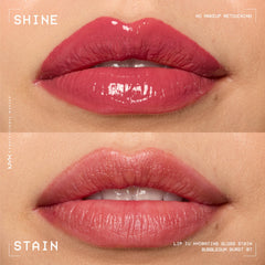 NYX Professional Makeup Lip IV Hydrating Gloss Stain, Lip Gloss, Up to 12HR Hydration, High Pigment, Wet Shine Finish, Bubblegum Burst