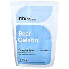 Micro Ingredients, Beef Gelatine Powder, Unflavoured, 1 lb (454 g)