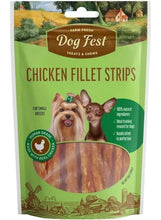 Dog Fest Chicken Fillets Stripes Dog Treat 55 gm