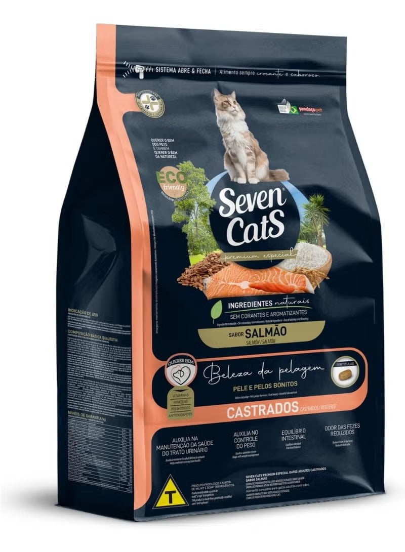 Premium Especial Sterilized Cat Food – Salmon, Coat Beauty, Complete Nutrition, 3kg
