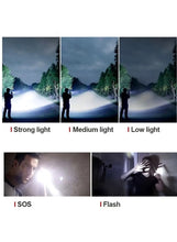 Bright Flashlights Zoomable Waterproof With Battery
