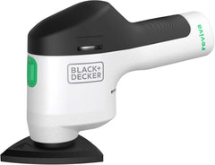Black & Decker Reviva 12V Cordless Sander Eco Made From 50% Recycled Material for finishing touches to DIY needs REVDS12C-GB
