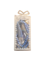 Islamic Gift Set with Keychain Digital Tasbeeh Counter & Prayer Beads Blue