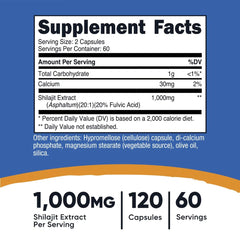 Nutricost Shilajit – 120 Capsules