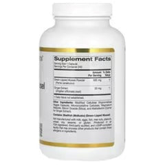 California Gold Nutrition New Zealand Green-Lipped Mussel with Ginger Extract 500 mg – 240 Veggie Capsules