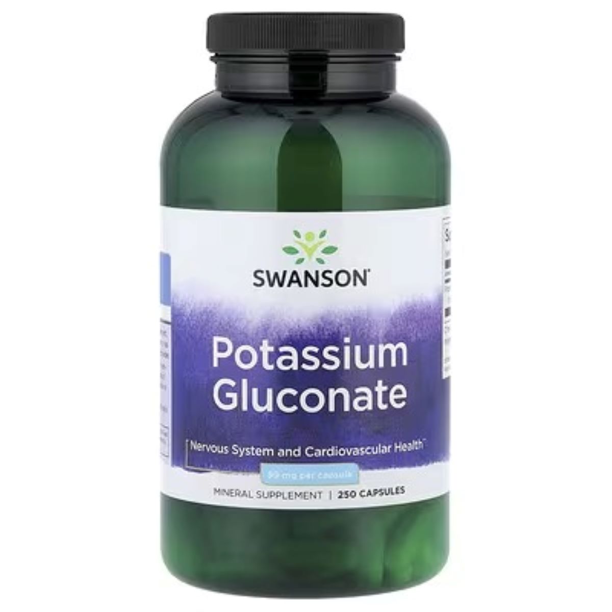 Swanson Potassium Gluconate – 99 mg, 250 Capsules