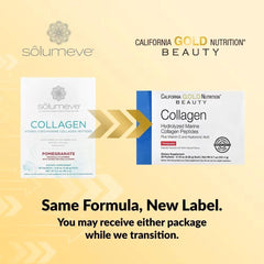 California Gold Nutrition Collagen Peptides + Vitamin C & Hyaluronic Acid, Pomegranate Flavor, 30 Packets (5.38 g Each)