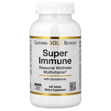 California Gold Nutrition Super Immune Seasonal Wellness multivitamin bottle, front label