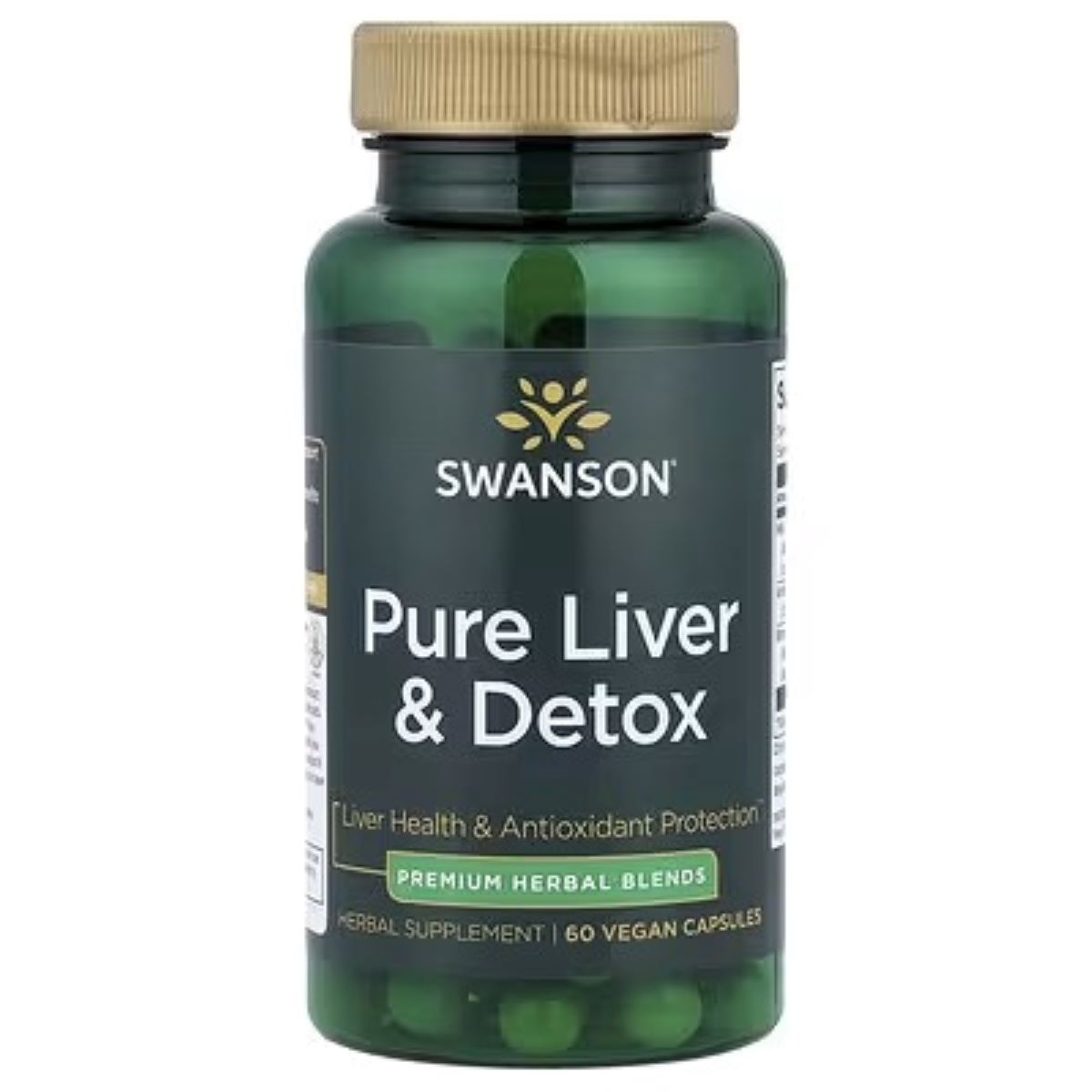Swanson Vitamins Pure Liver & Detox, 60 Vegan Capsules