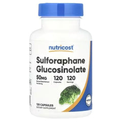 Nutricost Sulforaphane Glucosinolate 50mg – 120 Capsules | Premium Broccoli Extract Supplement