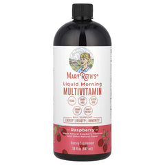 MaryRuth's, Liquid Morning Multivitamin, Raspberry, 15.22 fl oz (450 ml)