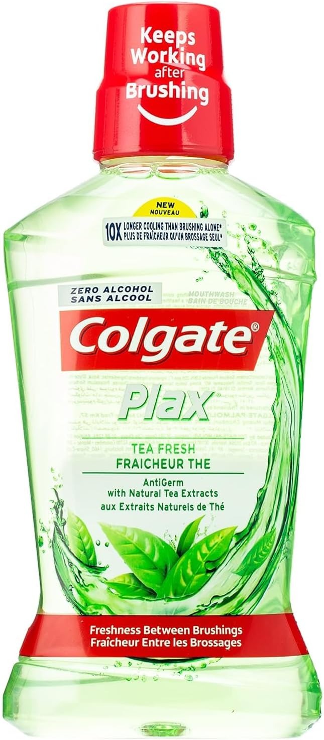 Colgate Plax Fresh Tea Mouthwash, 500 ml (Pack of 3)