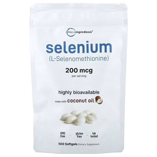 Micro Ingredients, Selenium, 200 mcg, 500 Softgels