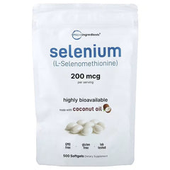 Micro Ingredients, Selenium, 200 mcg, 500 Softgels