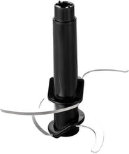 Black+DECKER vertical chopper base with black motor unit and looping blade shaft, no bowl