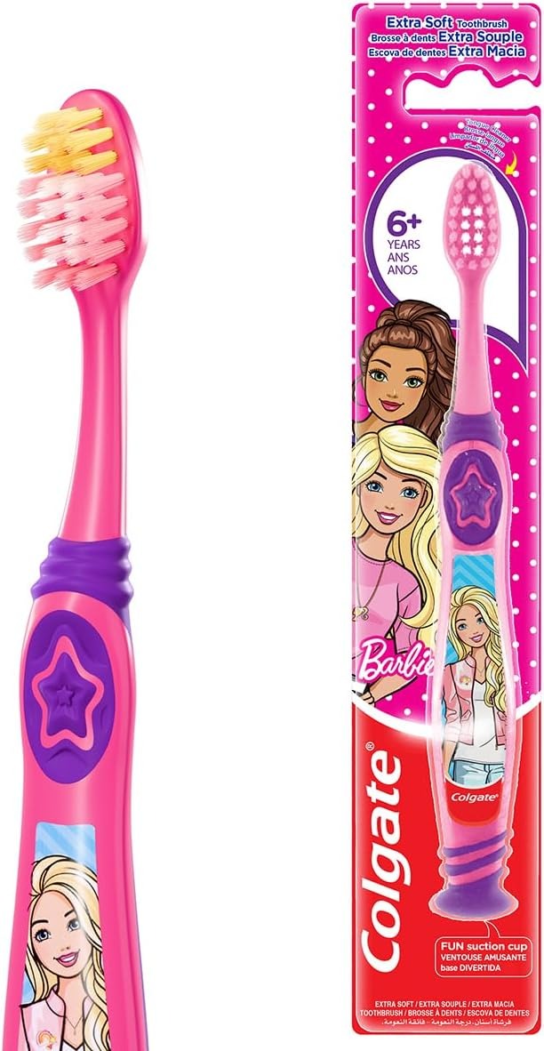 Colgate Kids Toothbrush Barbie 6+ years Extra Soft Manual Toothbrush