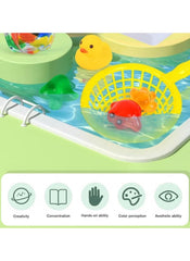 9-color water art kit for children with floating toys enhancing creativity and hands-on ability