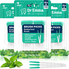 Scettar 300 Silicone Interdental Brushes Green Mint