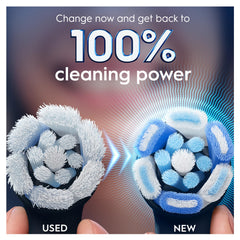 Oral-B iO Ultimate Clean Black Toothbrush Heads, Pack of 4 Counts